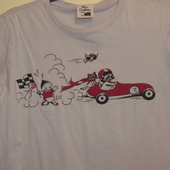 Miss Ladybug Racing T Shirt XXL - Picture 2 of 4